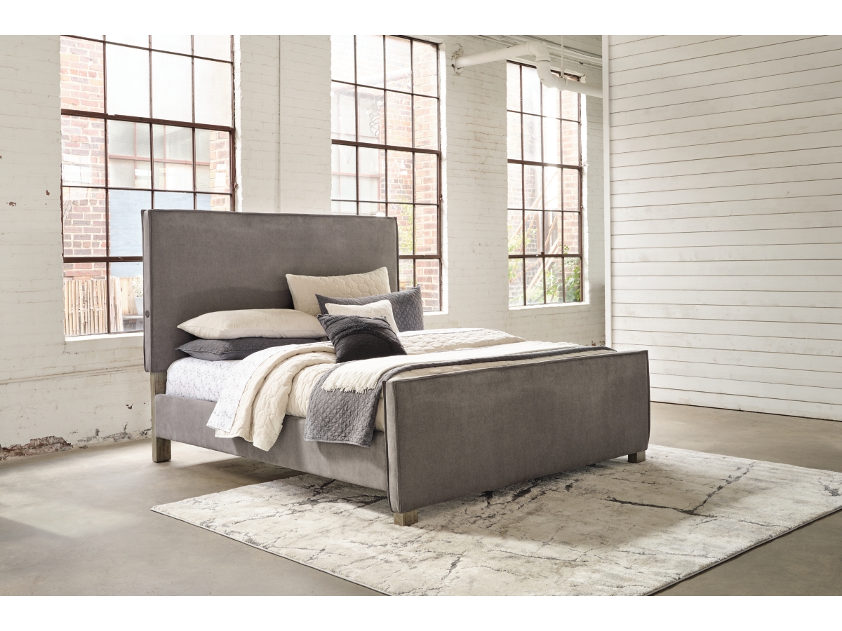 Millennium by Ashley Krystanza Queen Upholstered Panel Bed - King