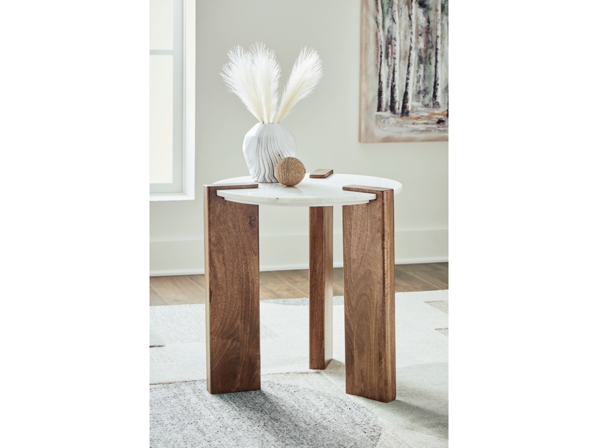 Signature Design by Ashley Isanti Round End Table
