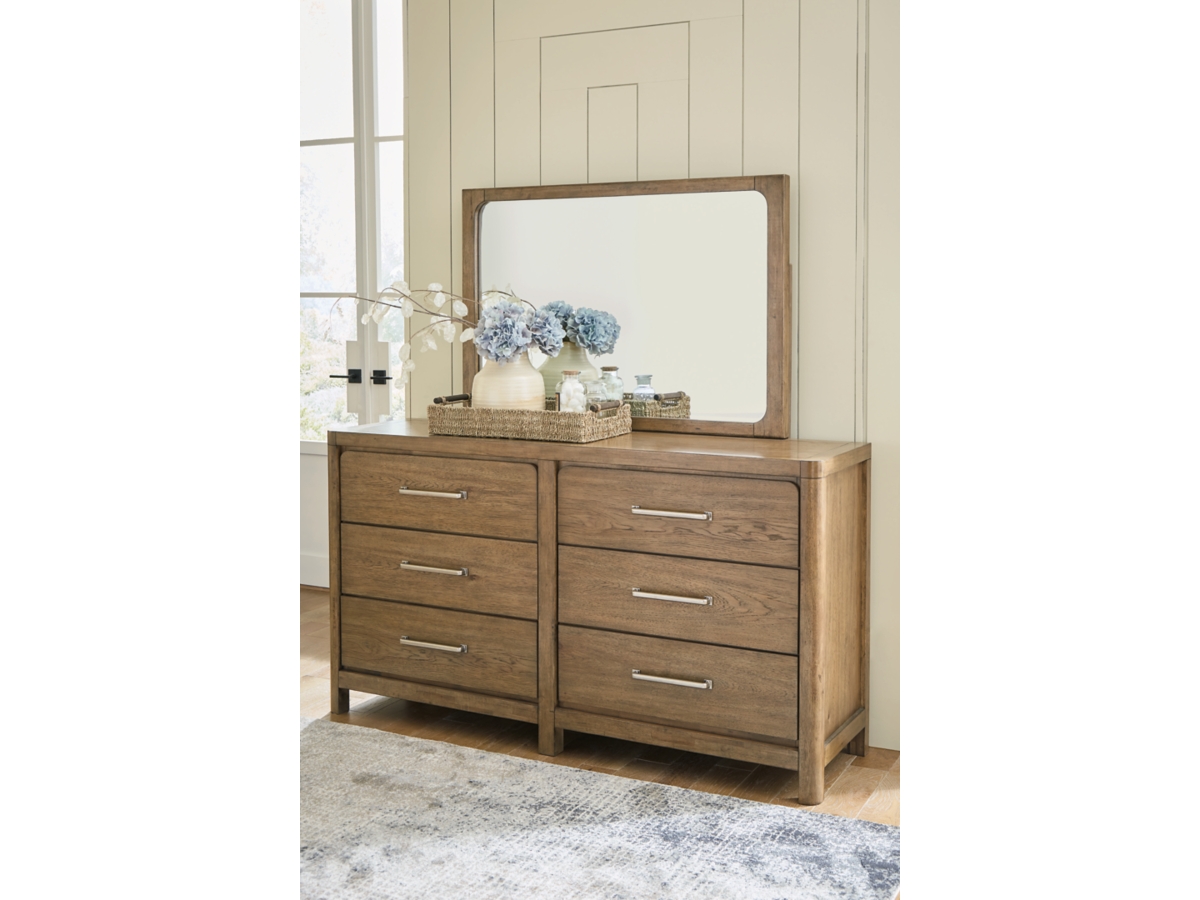 Signature Design by Ashley Cabalynn 6 Drawer Dresser and Mirror