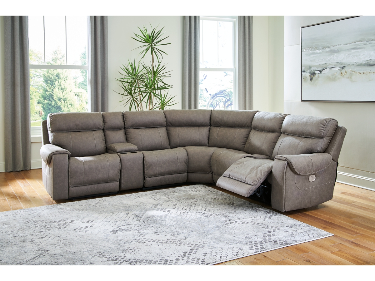 Signature Design by Ashley Starbot 6-Piece Dual Power Reclining Modular Sectional with Console