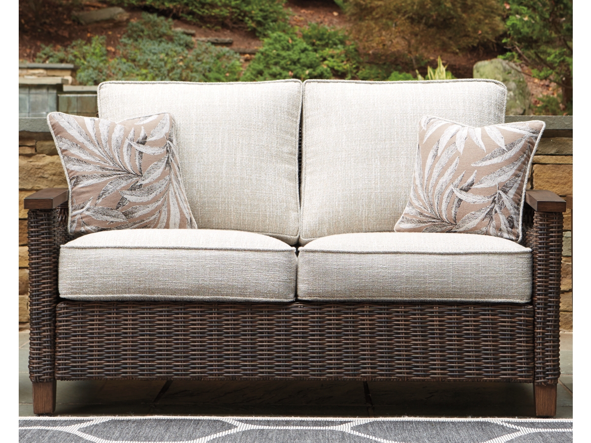 Signature Design by Ashley Paradise Trail Loveseat w/Cushion