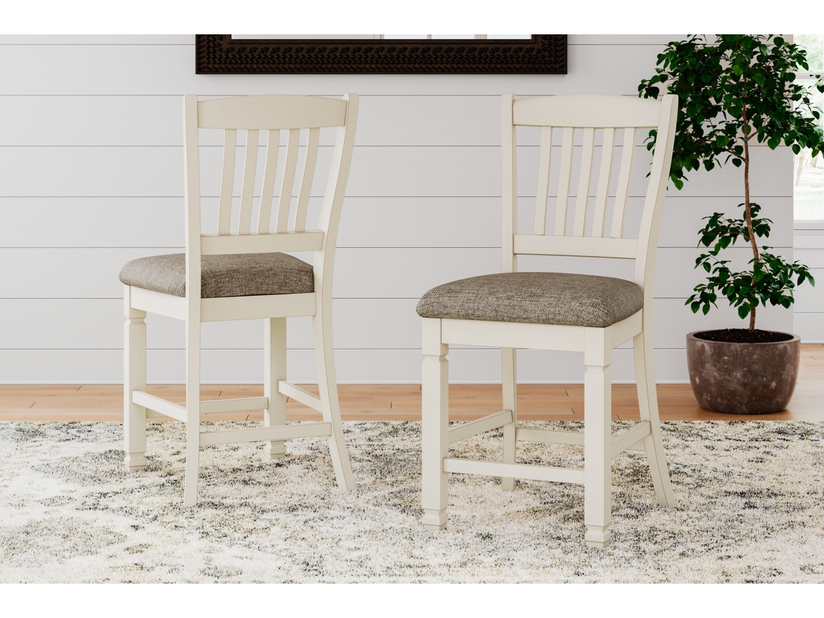Signature Design by Ashley Tyler Creek Upholstered Counter Height Bar Stool (Set of 2)