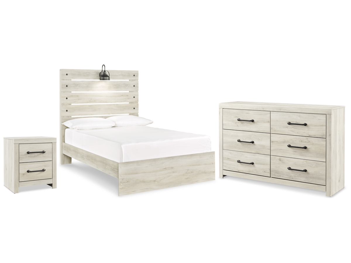 Signature Design by Ashley Drystan Queen Panel Bed with Dresser and Nightstand - Full