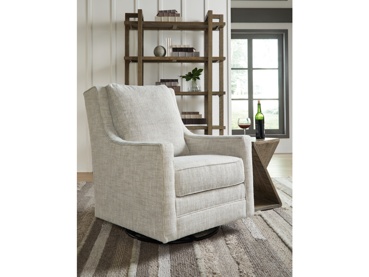 Signature Design by Ashley Kambria Swivel Glider Accent Chair