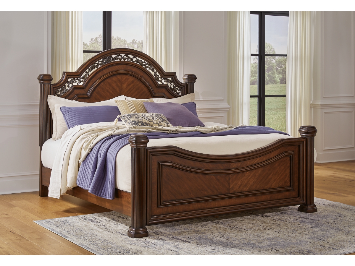 Signature Design by Ashley Lavinton Queen Poster Bed - King