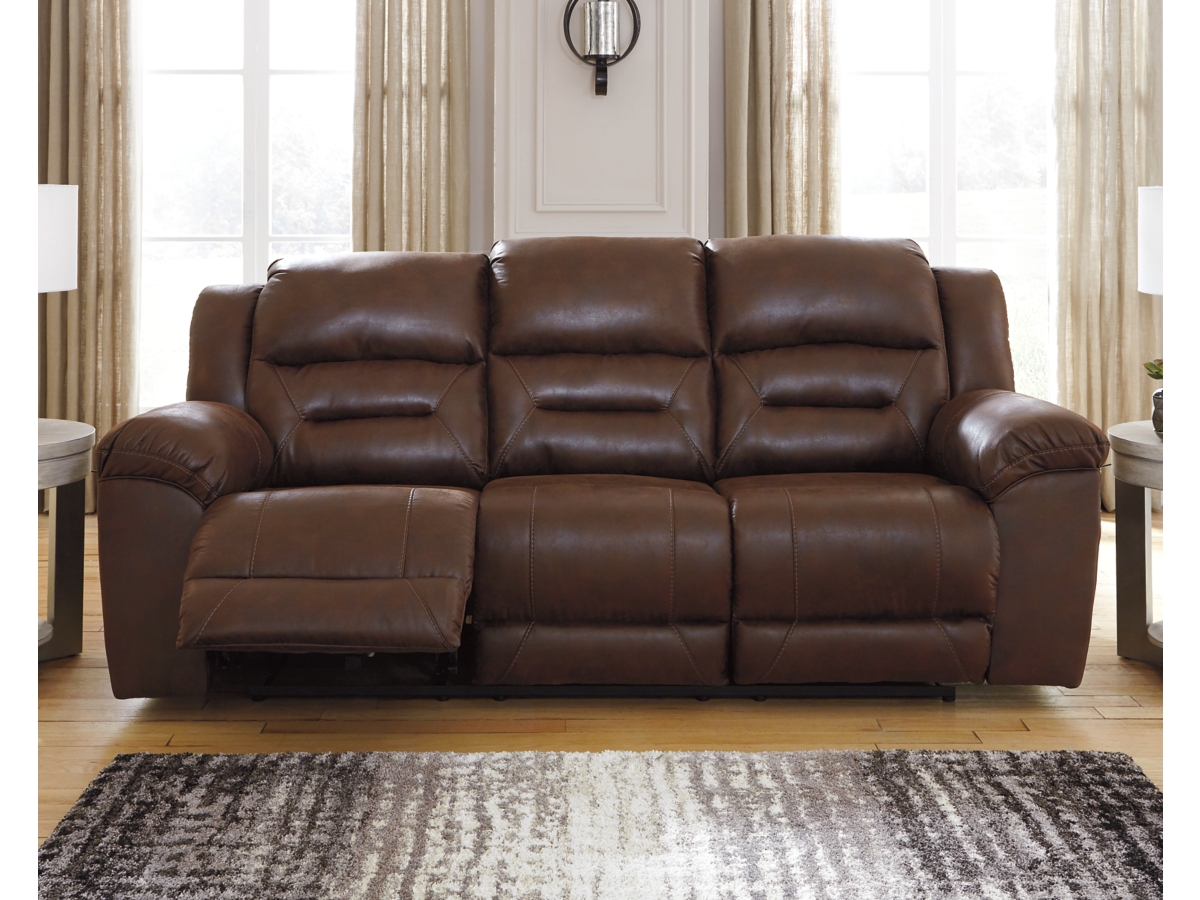 Signature Design by Ashley Stoneland Manual Reclining Sofa