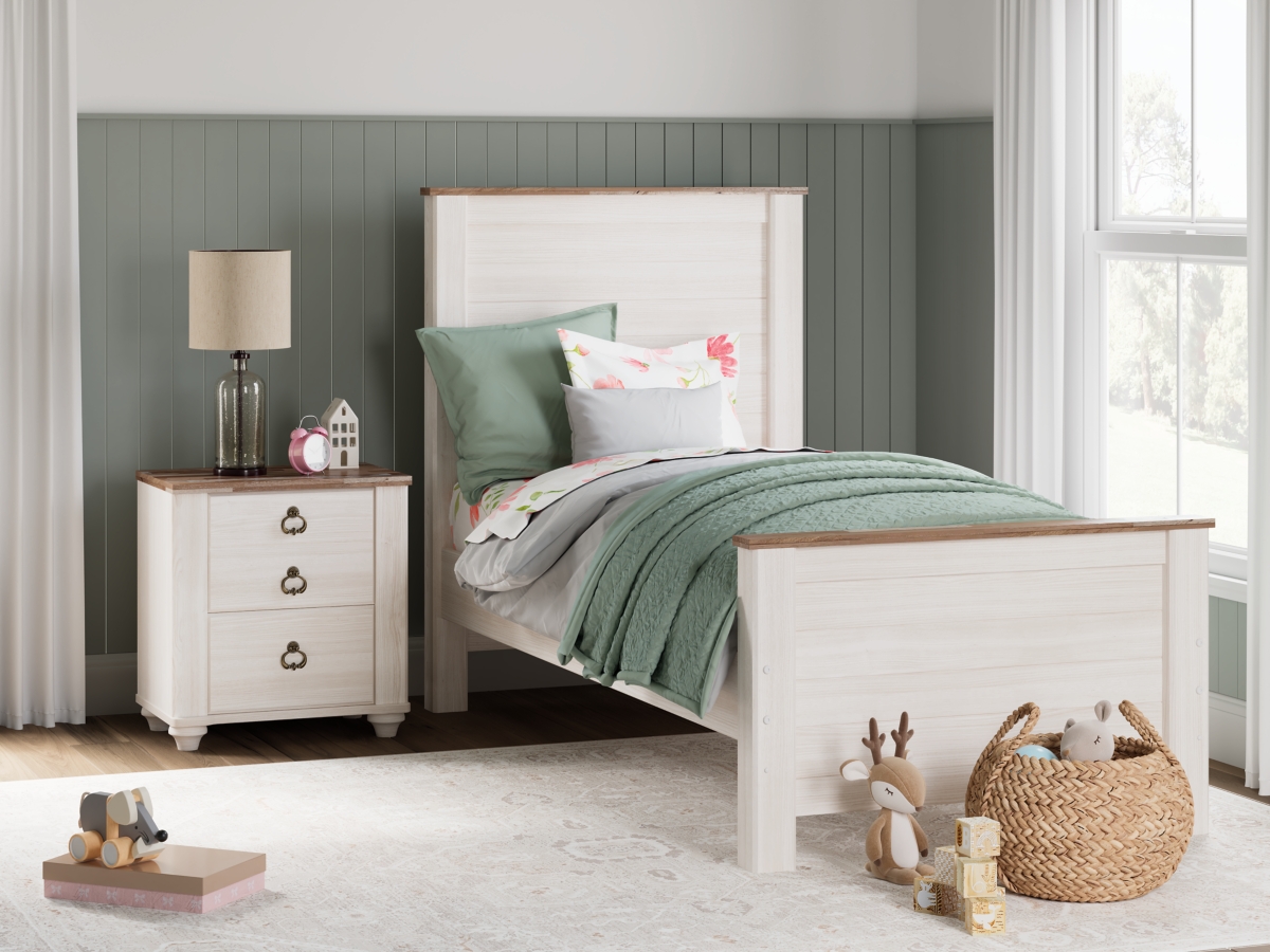 Signature Design by Ashley Willowton Full Panel Bed - Twin