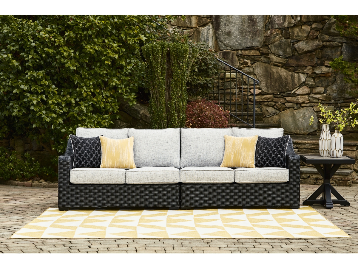 Signature Design by Ashley Beachcroft RAF/LAF Loveseat w/CUSH (2/CN)