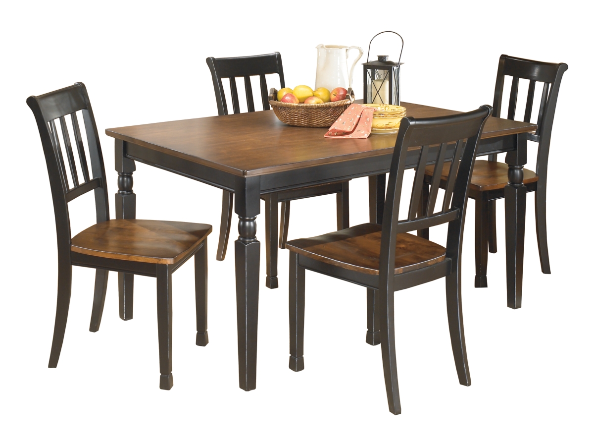 Signature Design by Ashley Whitesburg Dining Table and 4 Chairs