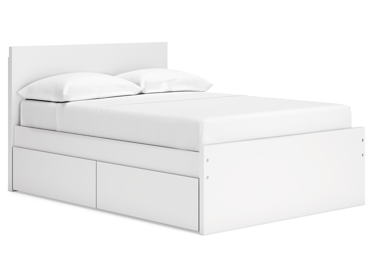Signature Design by Ashley Onita Queen Panel Platform Bed with 1 Side Storage - Full