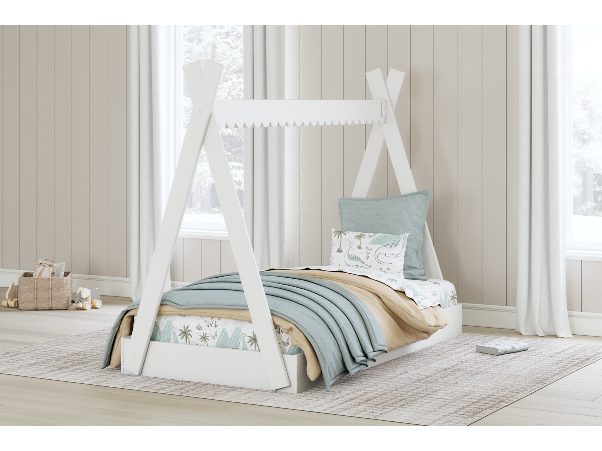 Signature Design by Ashley Hallityn Twin Tent Complete Bed in Box