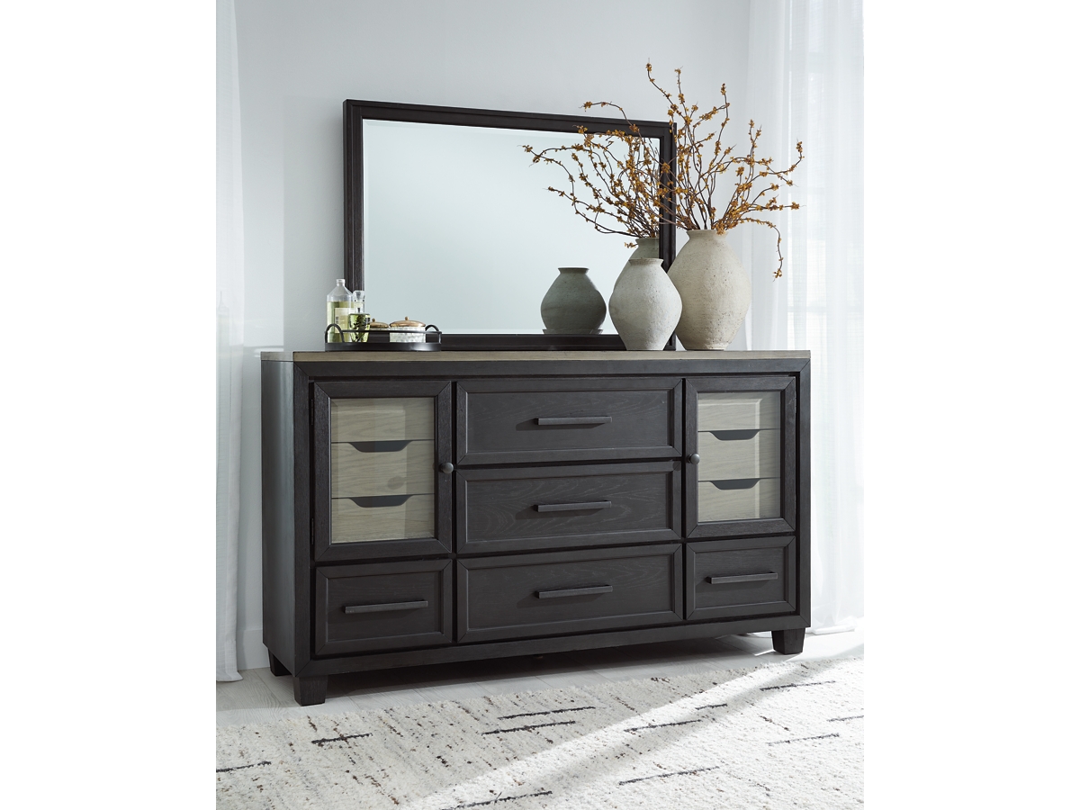 Signature Design by Ashley Foyland 11 Drawer Dresser and Mirror