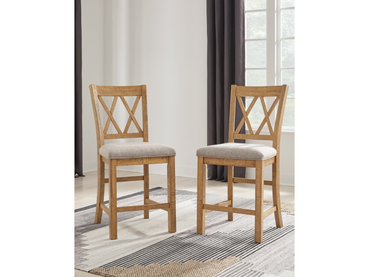 Signature Design by Ashley Havonplane Counter Height Barstool (Set of 2)