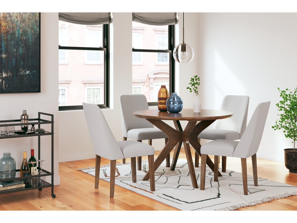Signature Design by Ashley Lyncott Dining Table and 4 Chairs