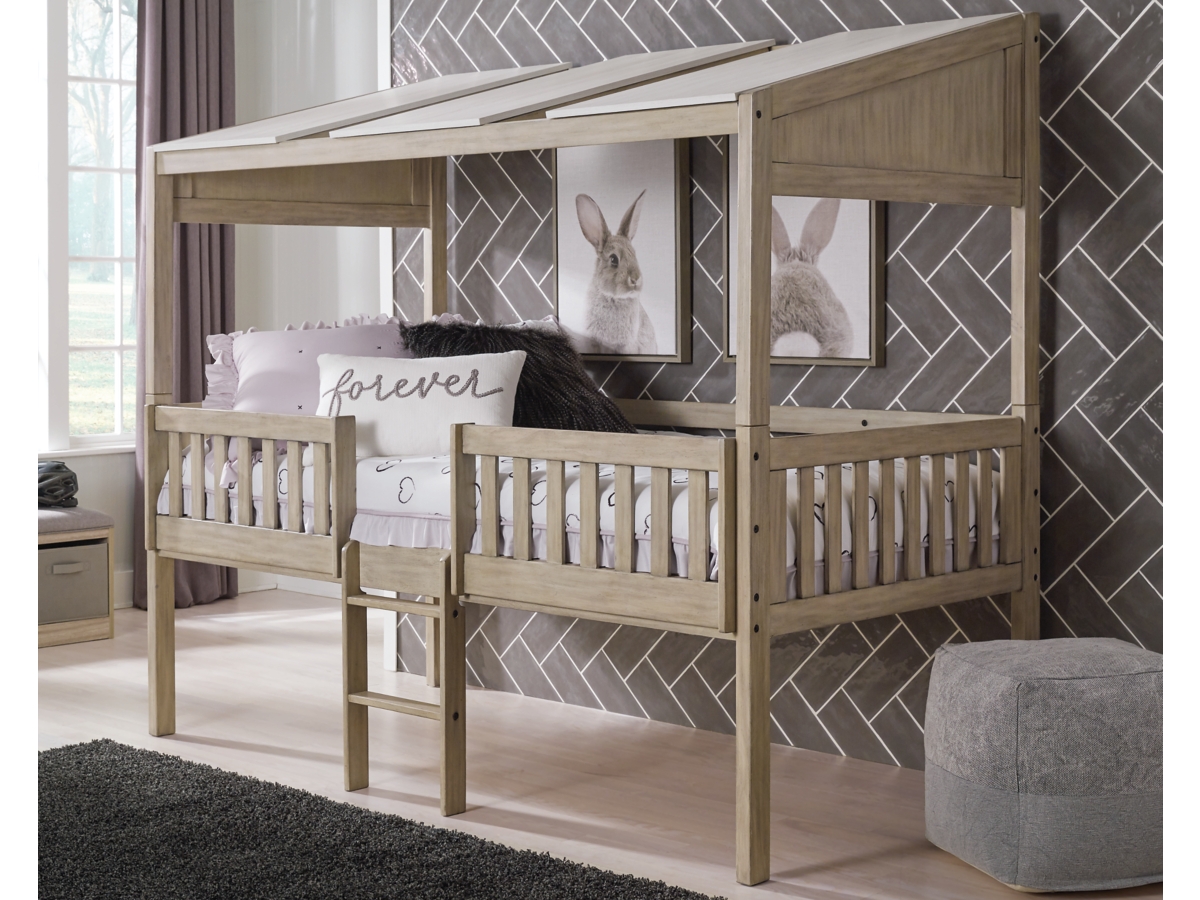 Signature Design by Ashley Wrenalyn Twin Loft Bed with Roof Panels