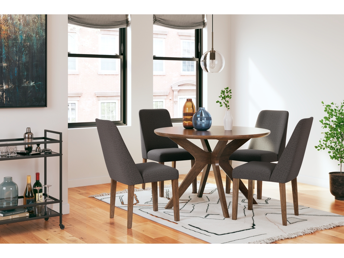 Signature Design by Ashley Lyncott Dining Table and 4 Chairs
