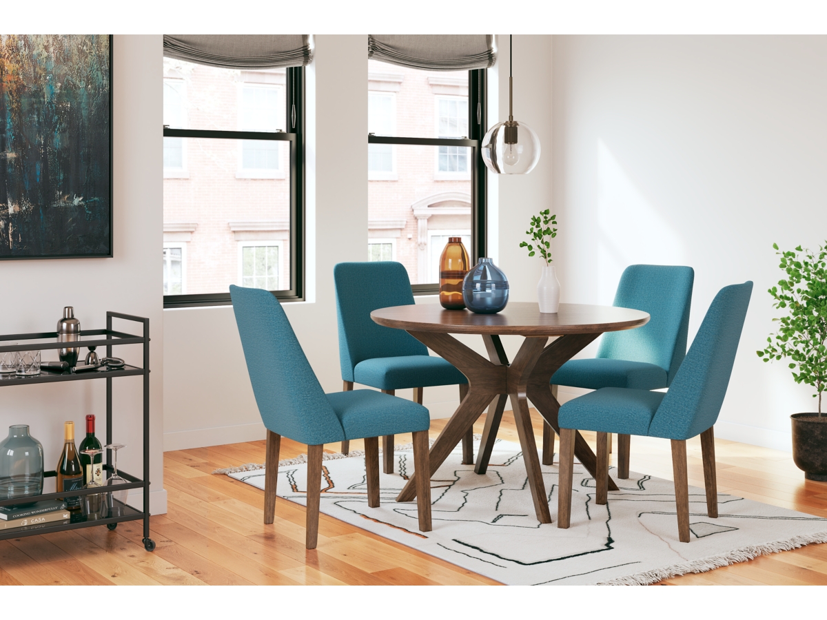 Signature Design by Ashley Lyncott Dining Table and 4 Chairs