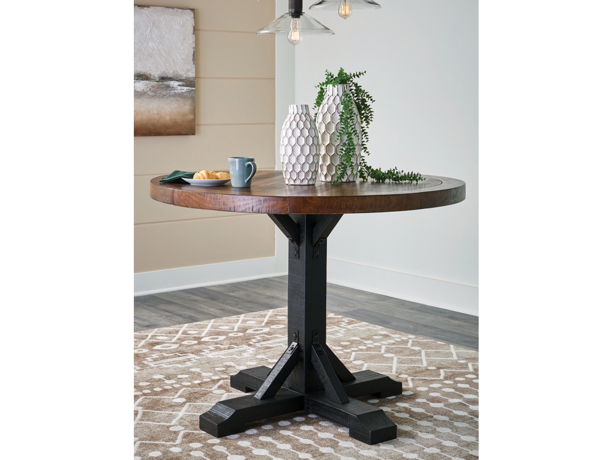 Signature Design by Ashley Valbeck Round Counter Height Dining Table