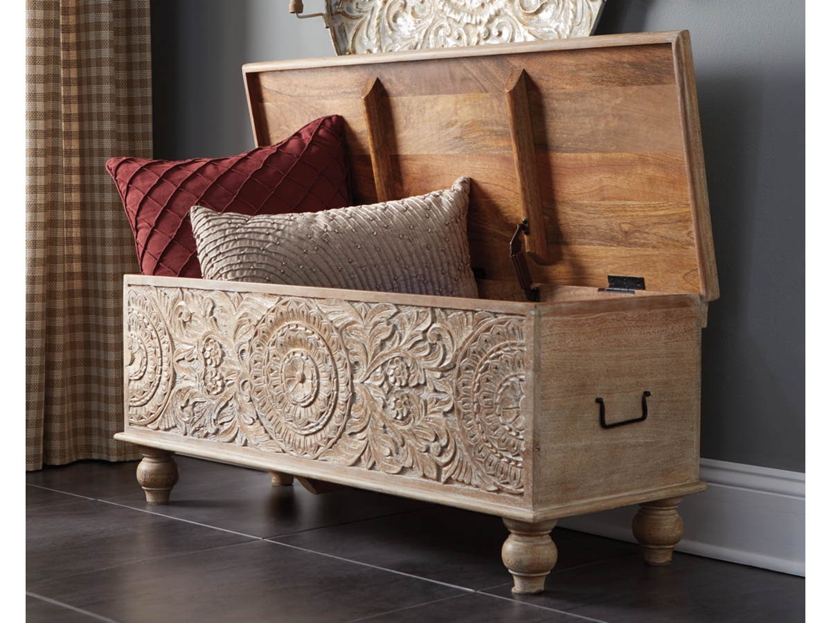 Signature Design by Ashley Fossil Ridge Storage Bench
