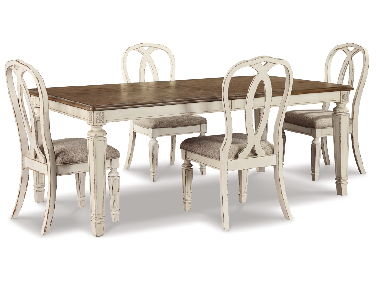Signature Design by Ashley Realyn Dining Table and 4 Chairs
