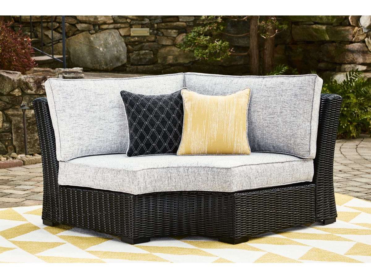 Signature Design by Ashley Beachcroft Curved Corner Chair w/Cushion