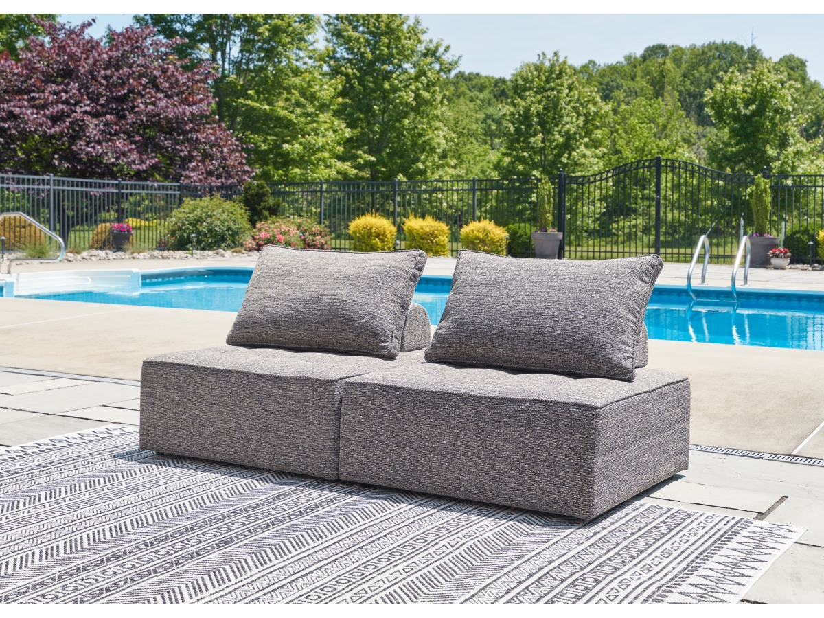 Signature Design by Ashley Bree Zee 2-Piece Modular Outdoor Loveseat