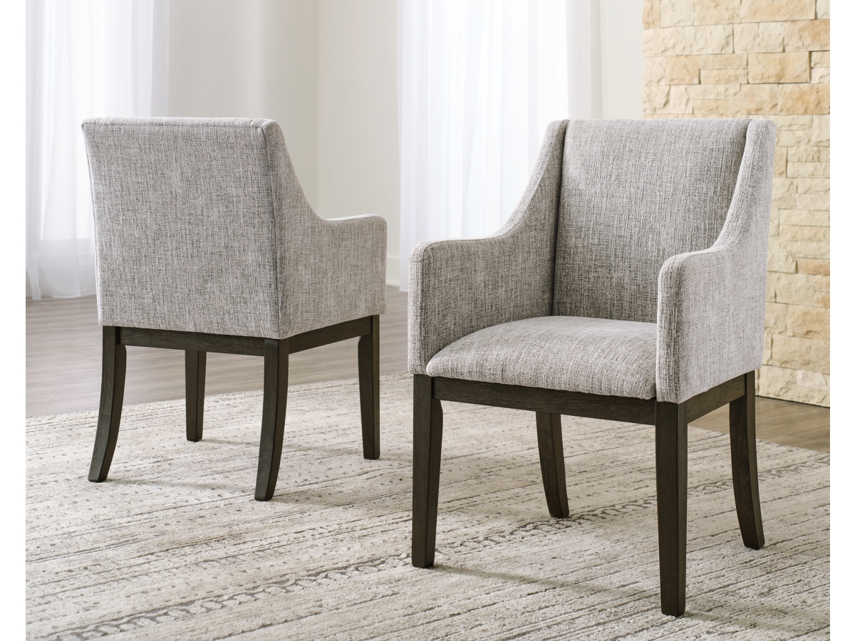 Signature Design by Ashley Burkhaus Dining Arm Chair (Set of 2)