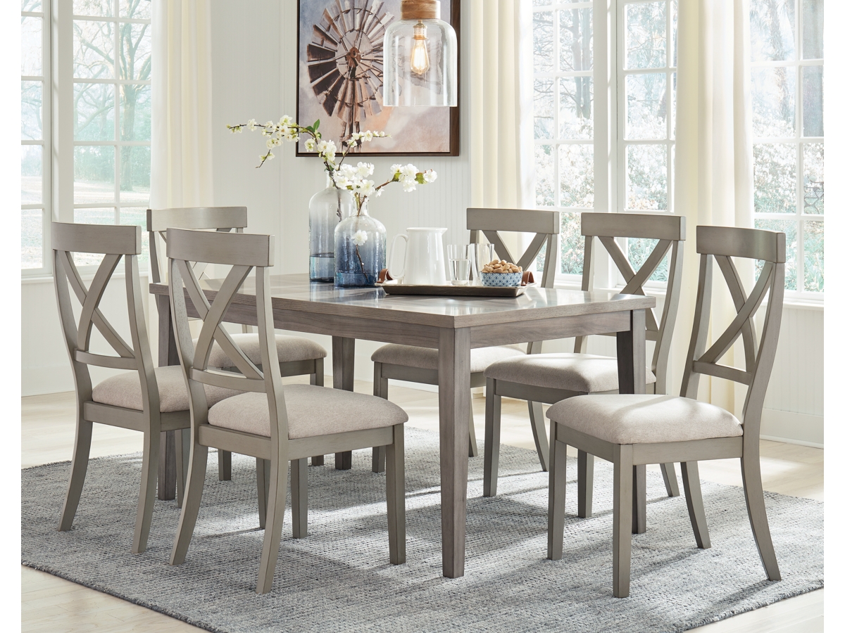 Signature Design by Ashley Parellen Dining Table and 6 Chairs