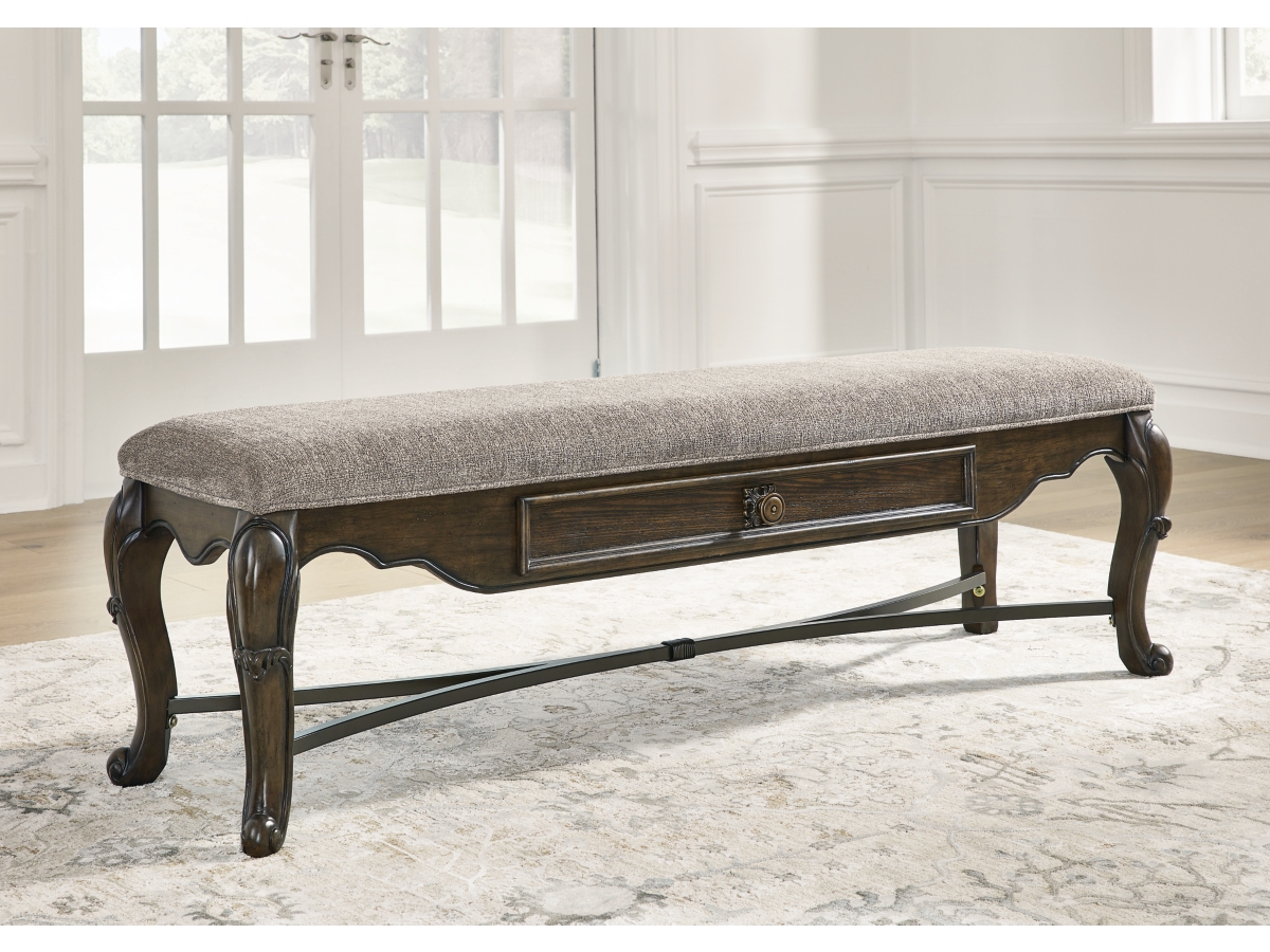 Signature Design by Ashley Maylee Upholstered Storage Bench