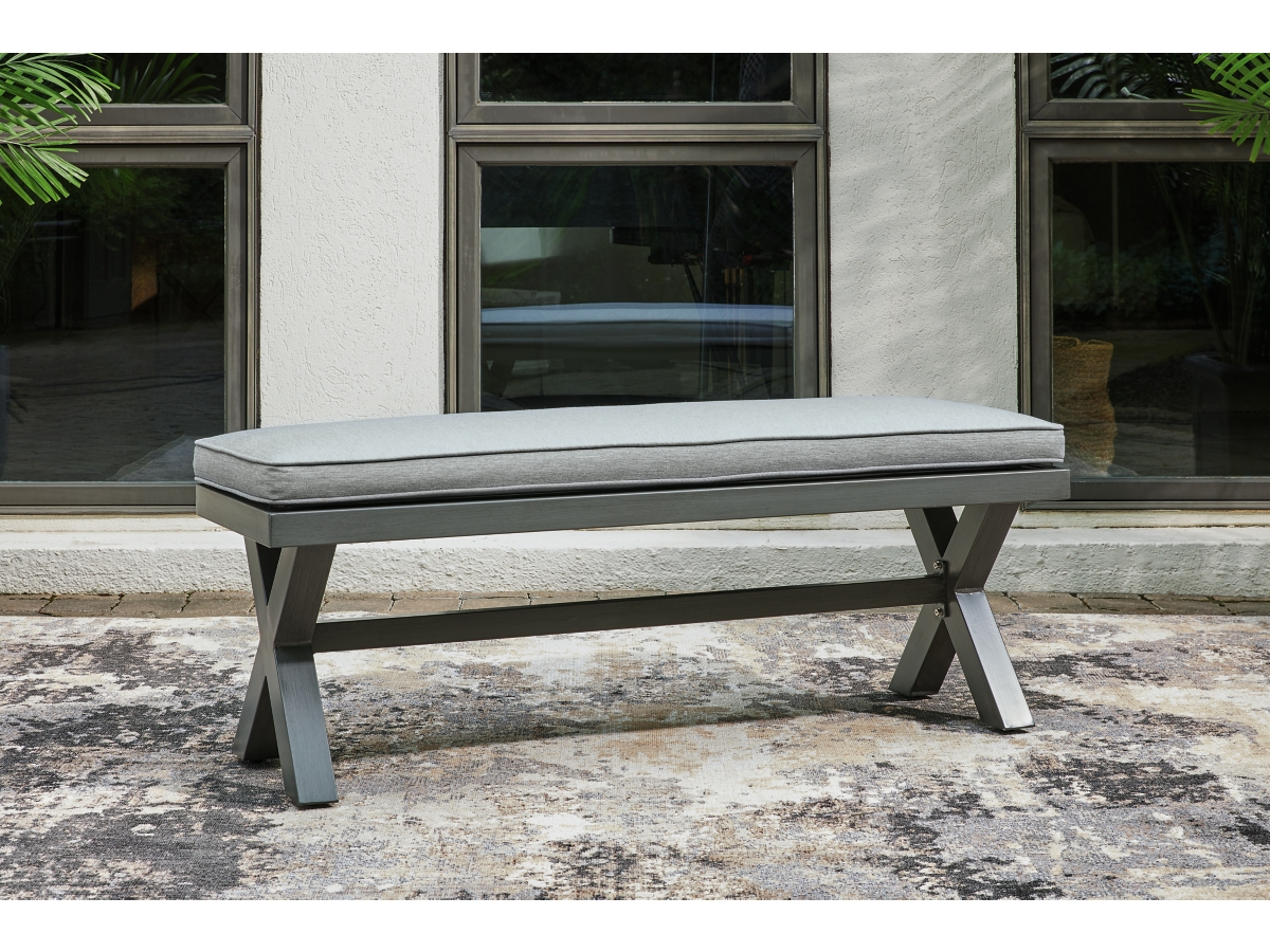 Signature Design by Ashley Elite Park Bench with Cushion