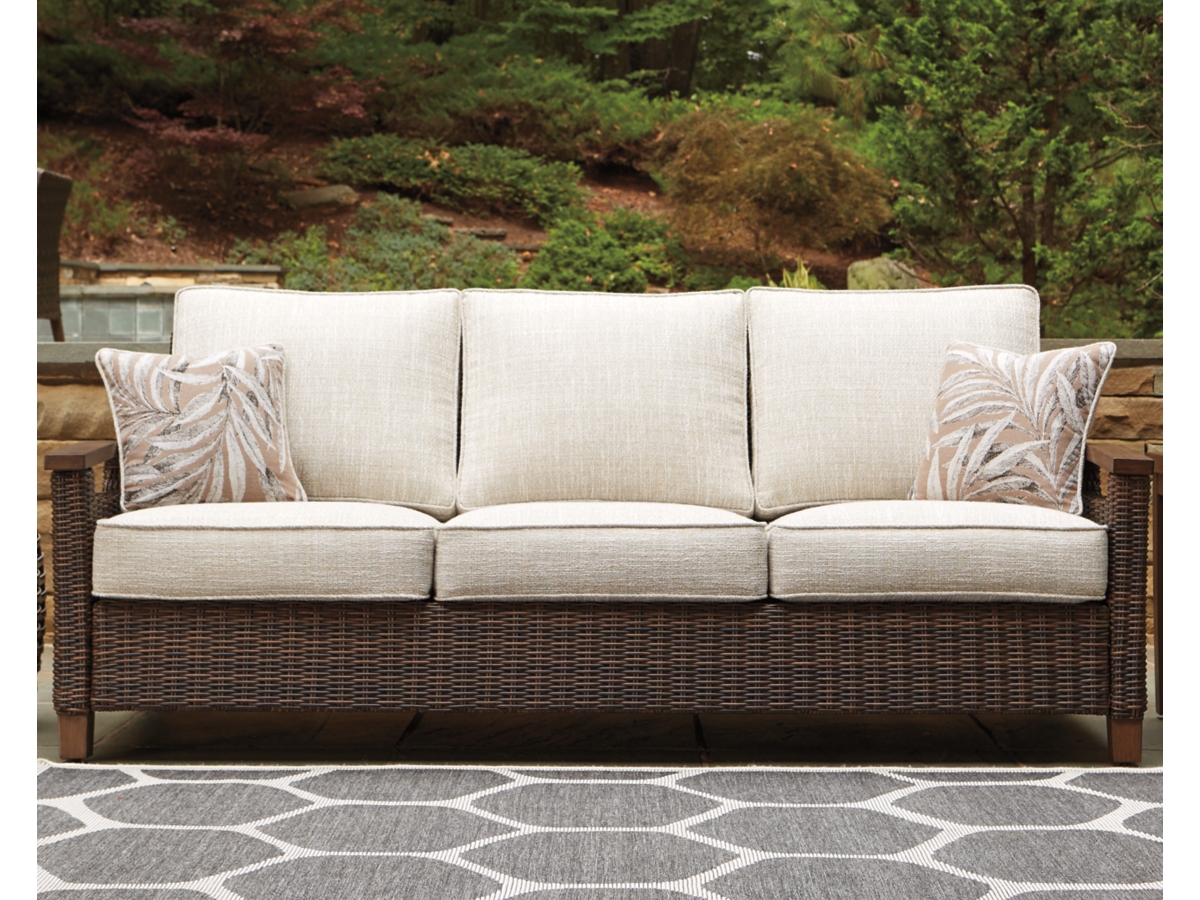 Signature Design by Ashley Paradise Trail Sofa with Cushion