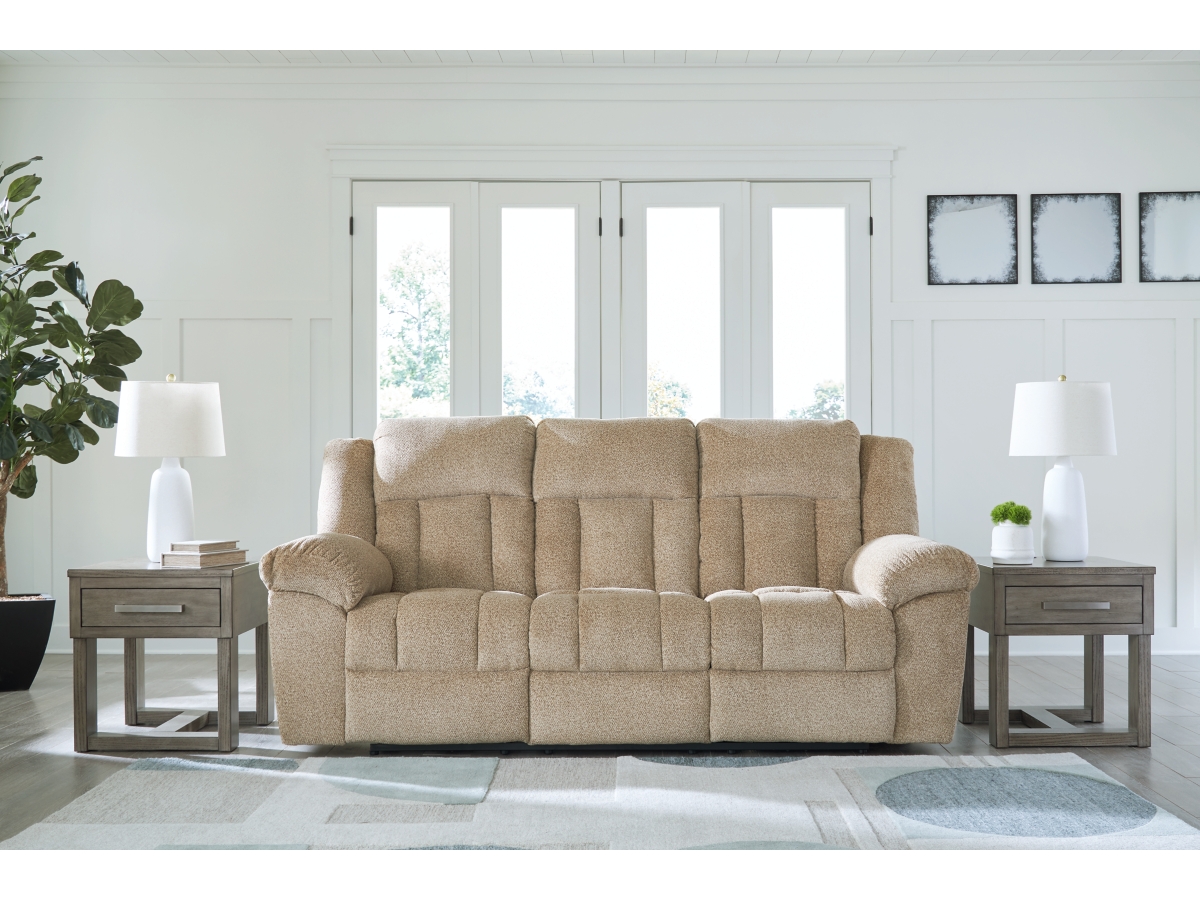 Signature Design by Ashley Tip-Off PWR REC Sofa with ADJ Headrest