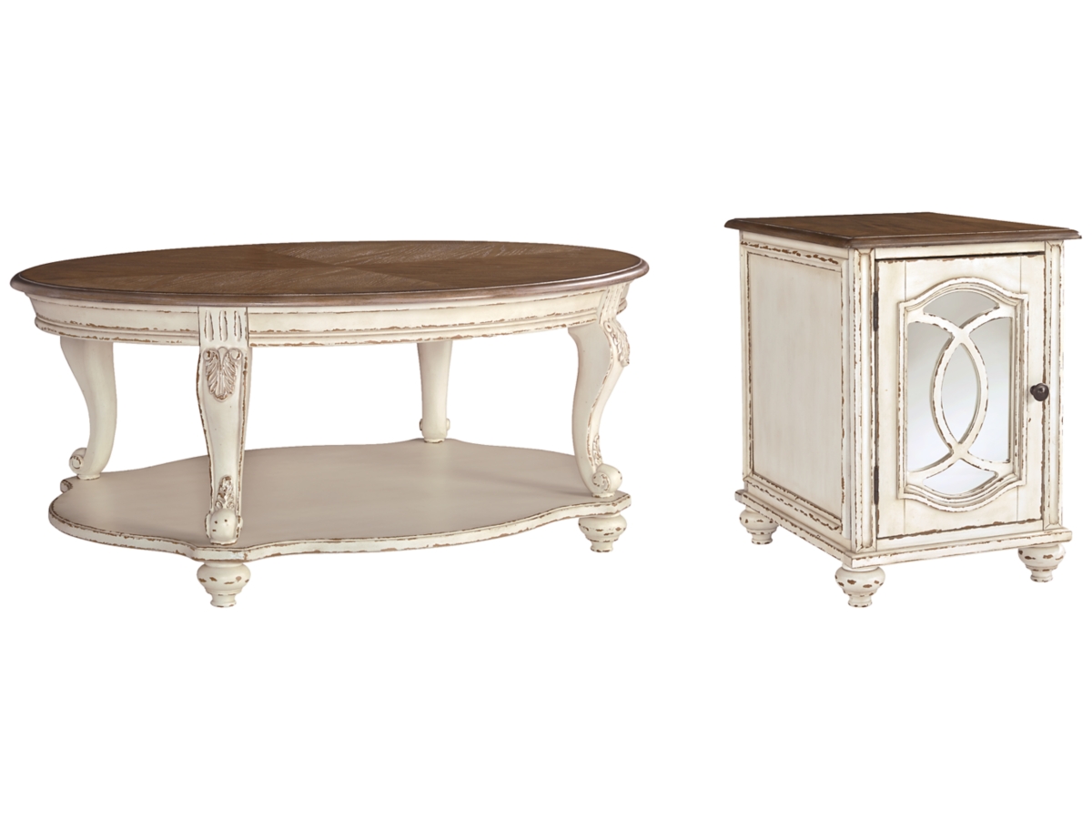 Ashley Realyn Coffee Table with 1 End Table