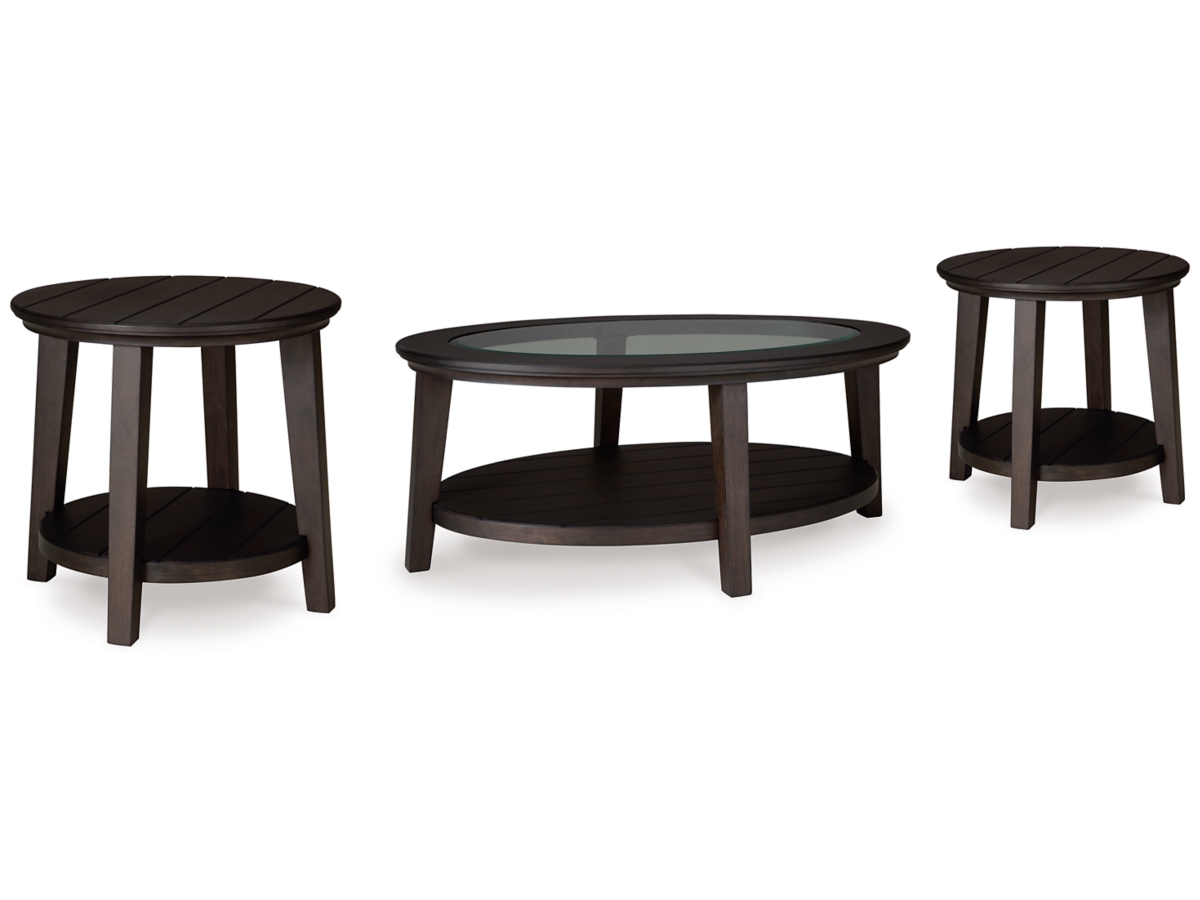 Ashley Celamar Coffee Table with 2 End Tables