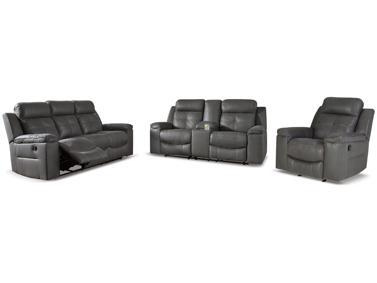 Ashley Jesolo Manual Reclining Sofa, Loveseat and Recliner Set