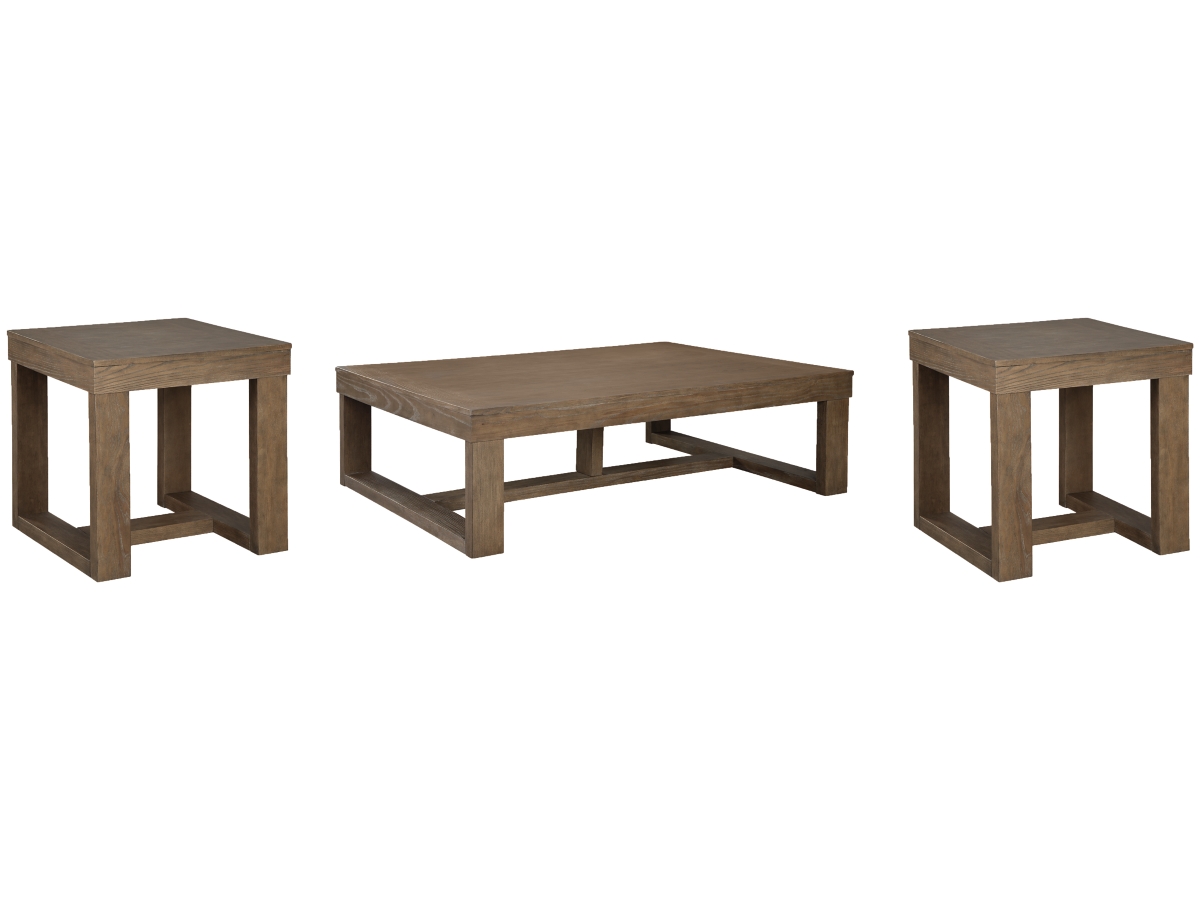 Ashley Cariton Coffee Table with 2 End Tables