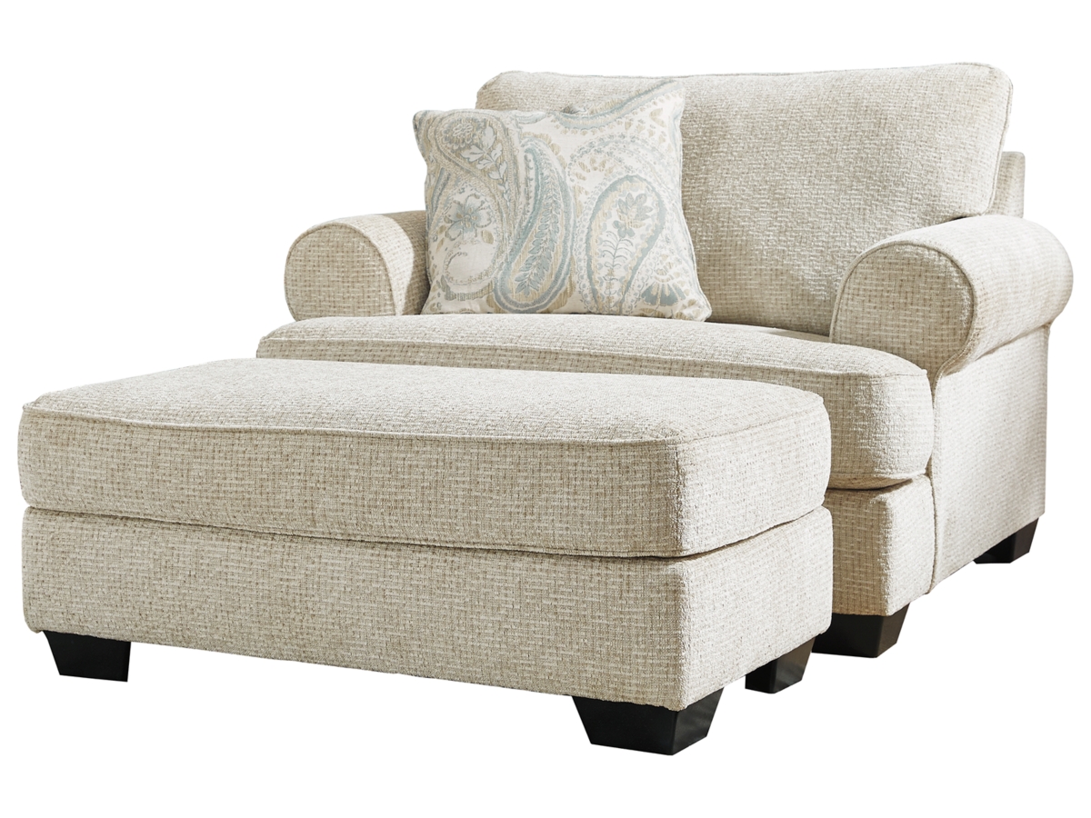 Ashley Monaghan Chair and Ottoman