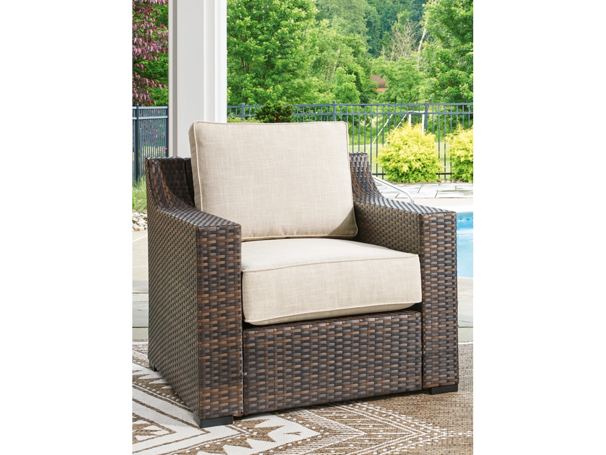 Ashley Wellingtons Peak Outdoor Lounge Chair with Cushion
