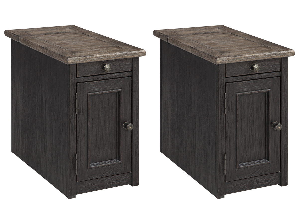 Ashley Tyler Creek 2 End Tables with USB Charging