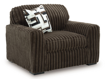 Signature Design by Ashley Midnight-Madness Chair and a Half