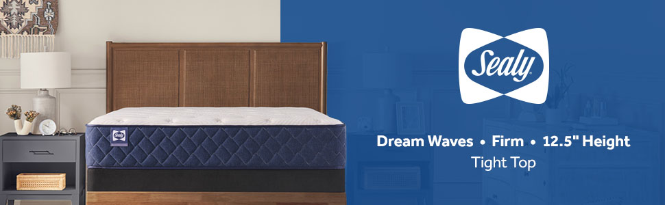 Model: 53208032 | Sealy Dream Waves Firm Tight Top Split Cal King