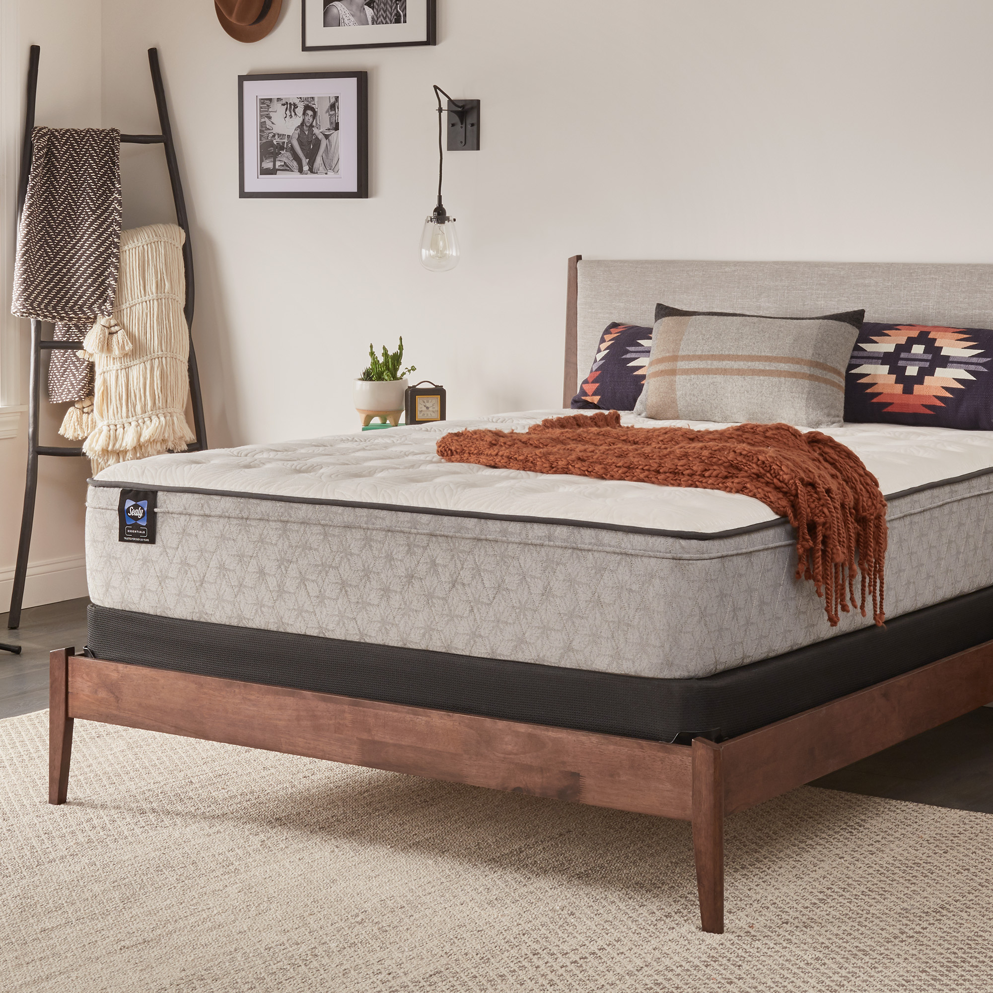 Sealy Deaton II Soft Faux Euro Top  Split King / Cal King