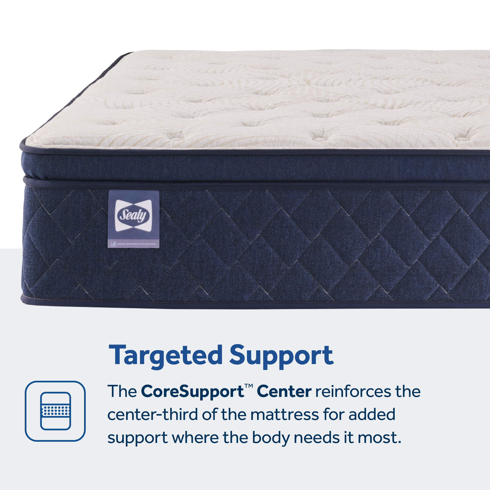 Model: 53208232 | Sealy Dream Waves Soft Pillow Top Split Cal King