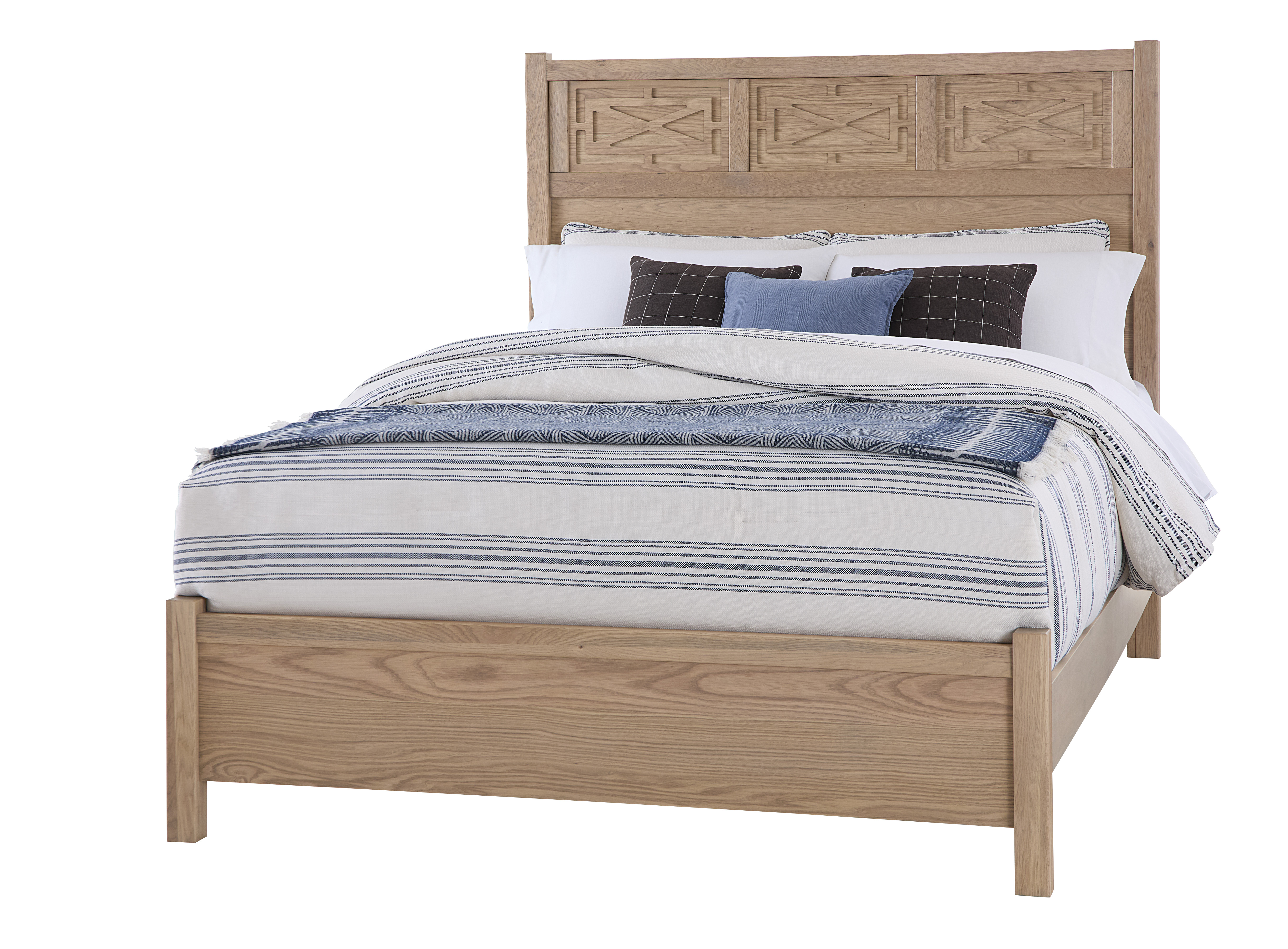 Vaughan-Bassett King Fretwork Bed