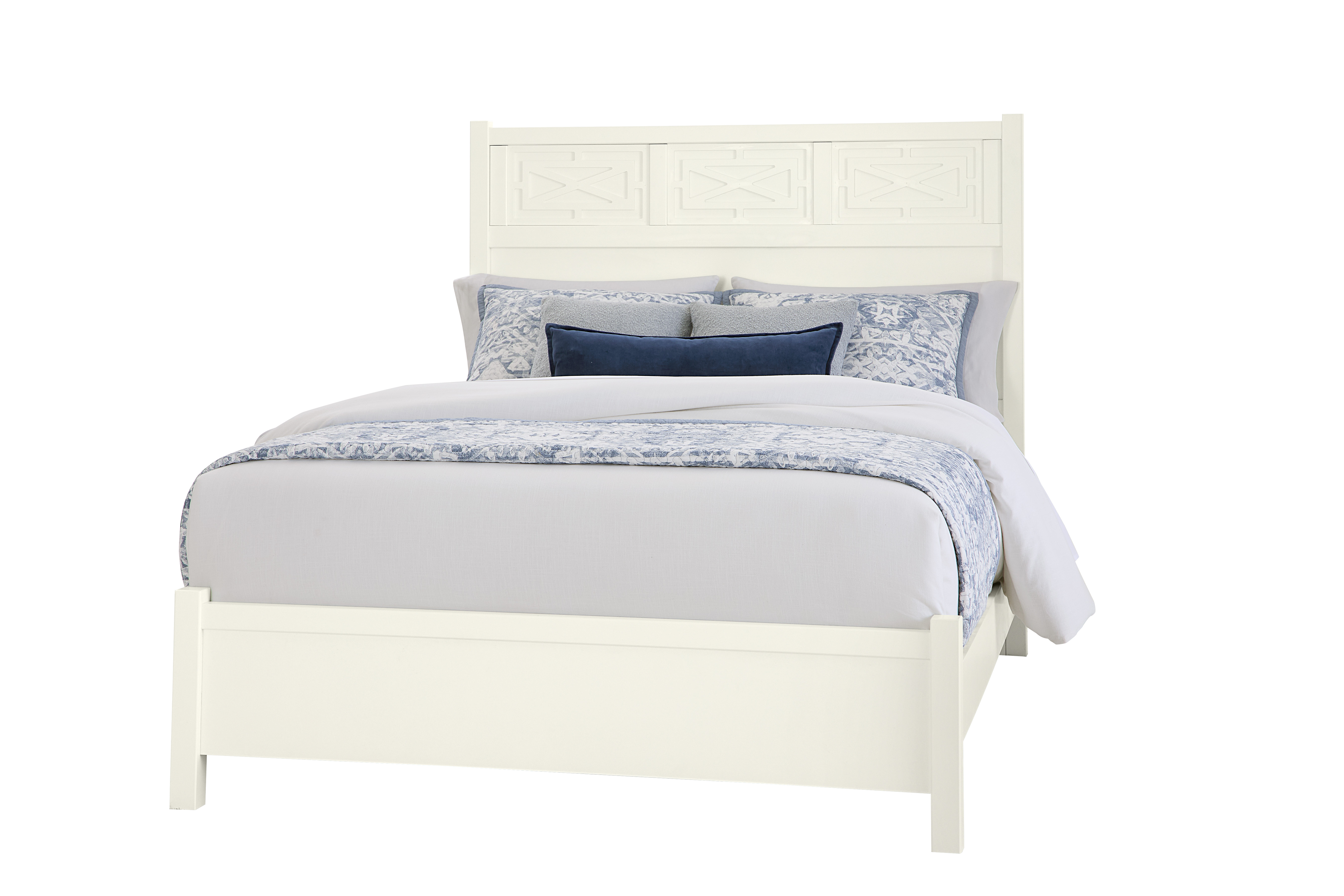 Vaughan-Bassett Queen Fretwork Bed