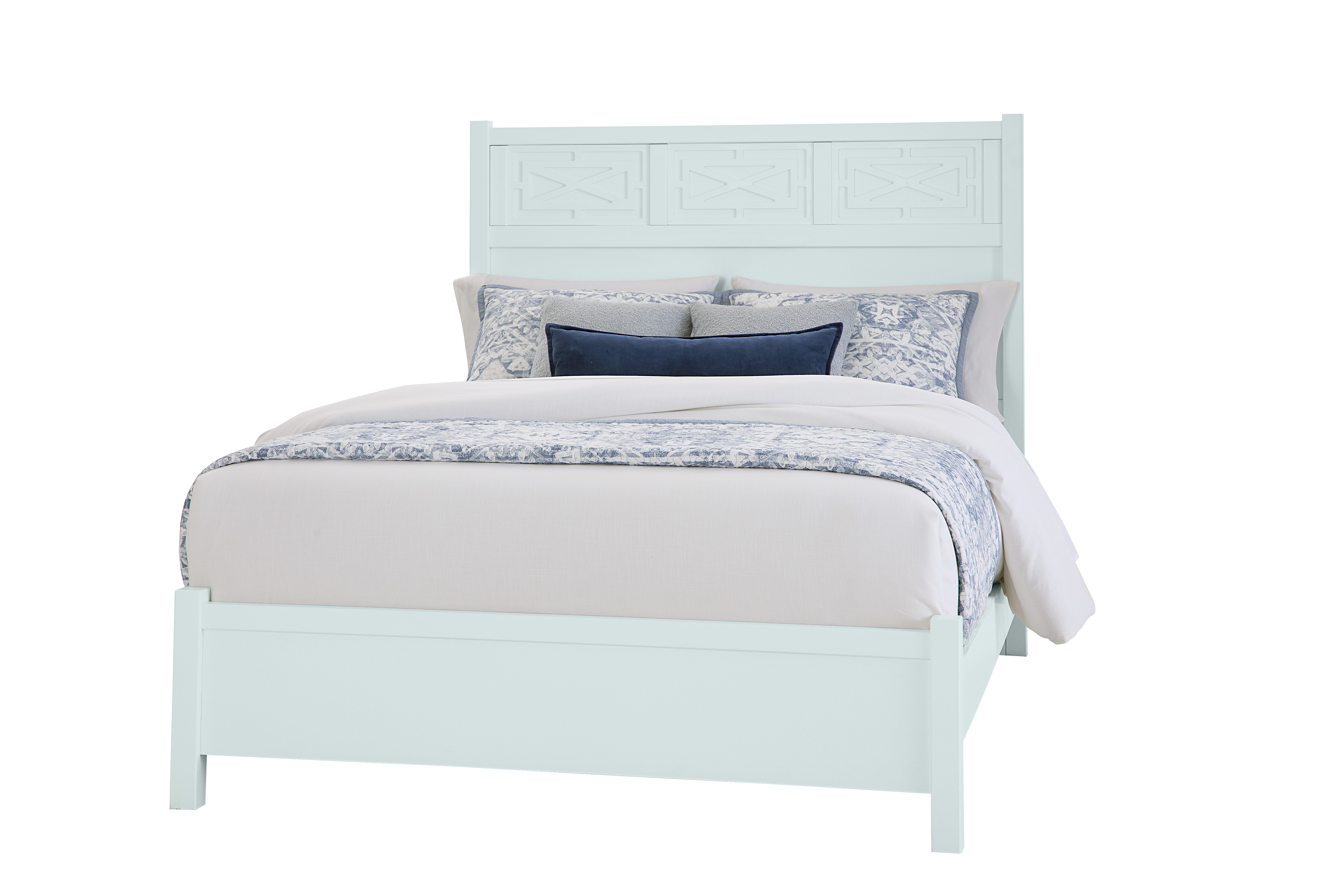 Vaughan-Bassett King Fretwork Bed