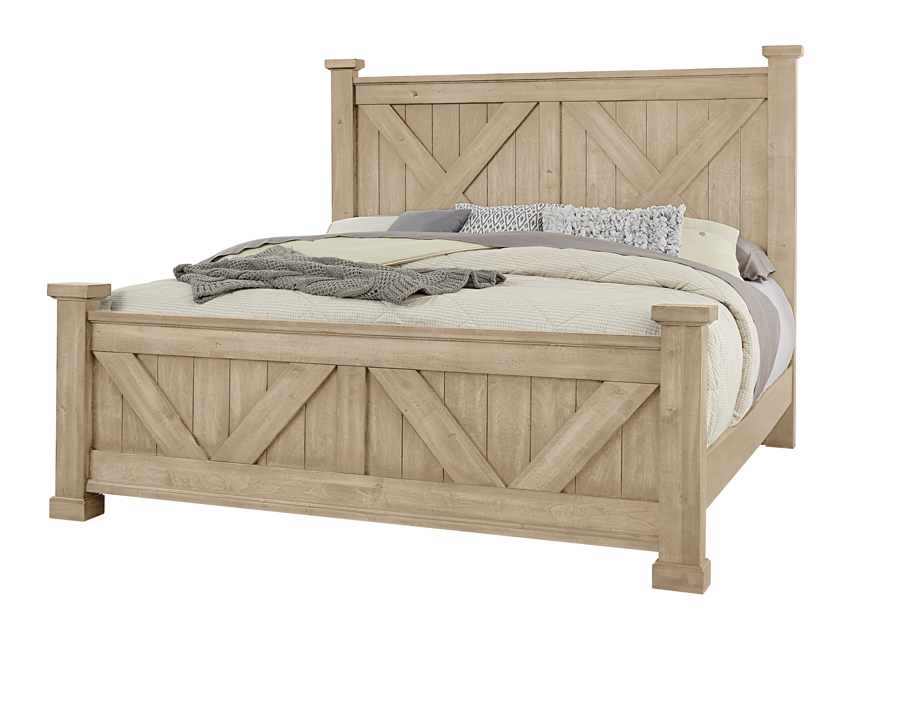 Artisan & Post by Vaughan-Bassett King X Bed with X Footboard