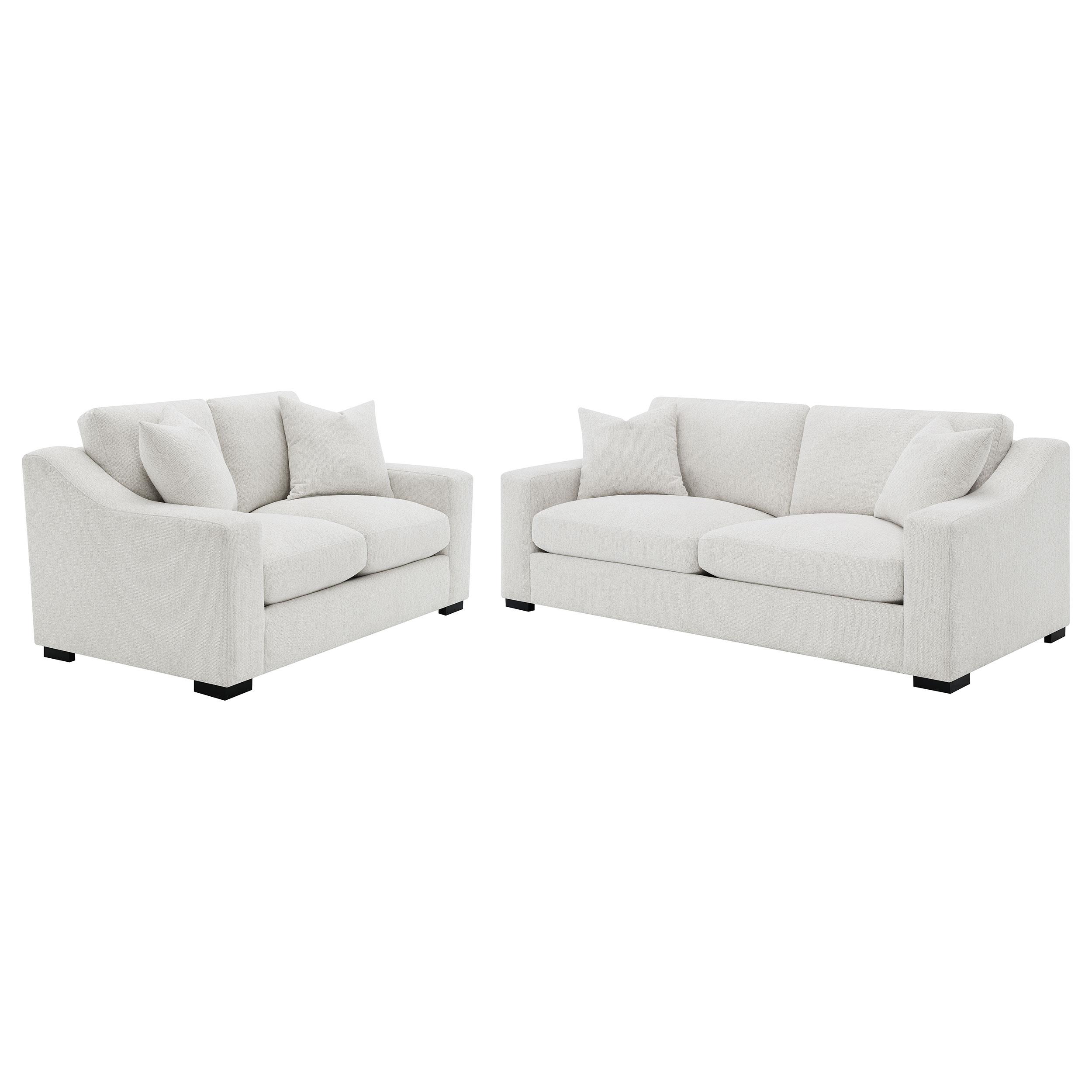 Coaster - 509891-S3 - Ashlyn 3-piece Upholstered Sloped Arm Sofa