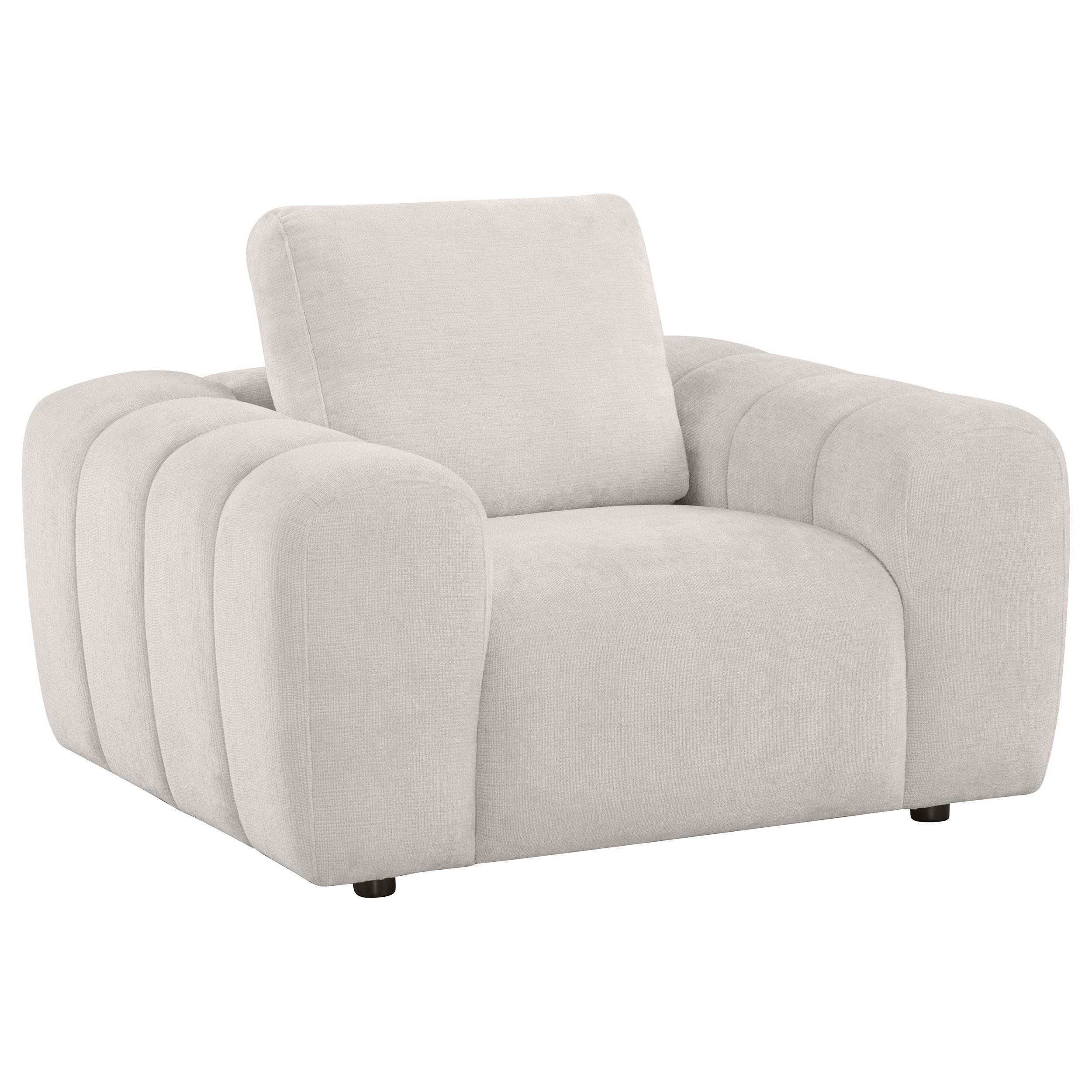 Coaster - 504955 - Burnett Chenille Upholstered Wide Arm Sofa
