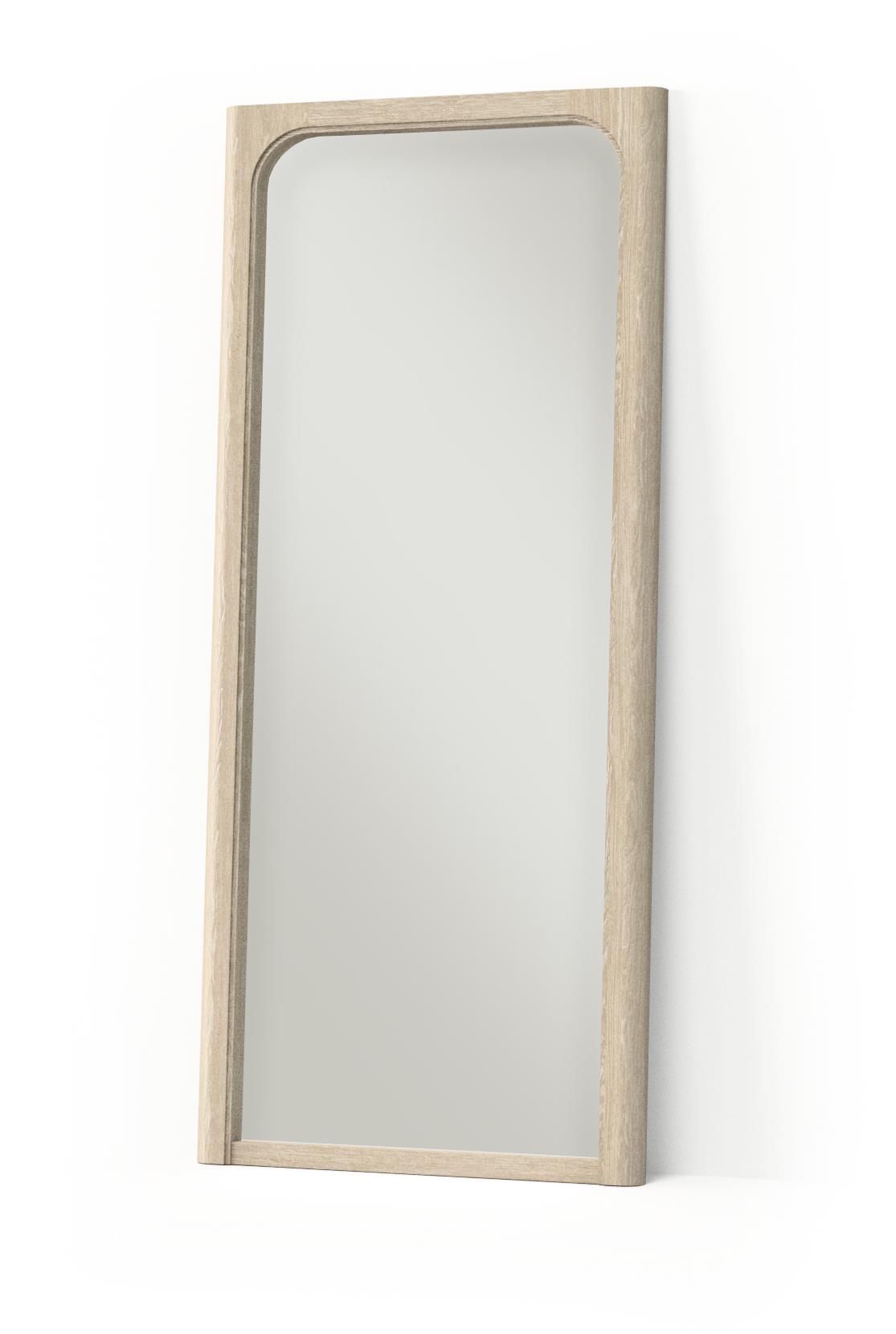 Coaster Solano 80-inch Full Length Floor Mirror Weathered Mango